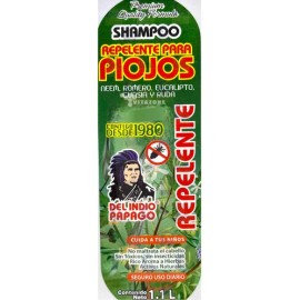 Shampoo Repelente Para Piojos 1.1 L Indio Papago