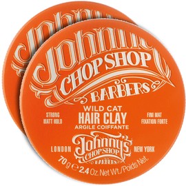 Johnny's Chop Shop Wild Cat Hair Clay Duo Pack