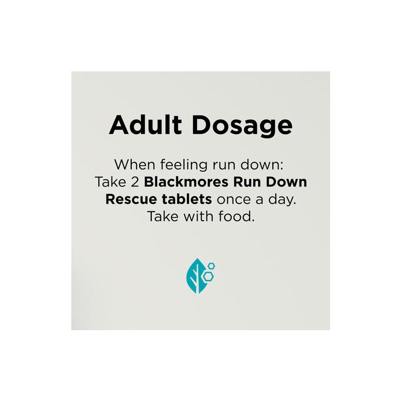 Blackmores Run Down Rescue 30 Tablets