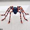 Giant Light-Up Spider for Halloween Decor – Poseable Black Plush