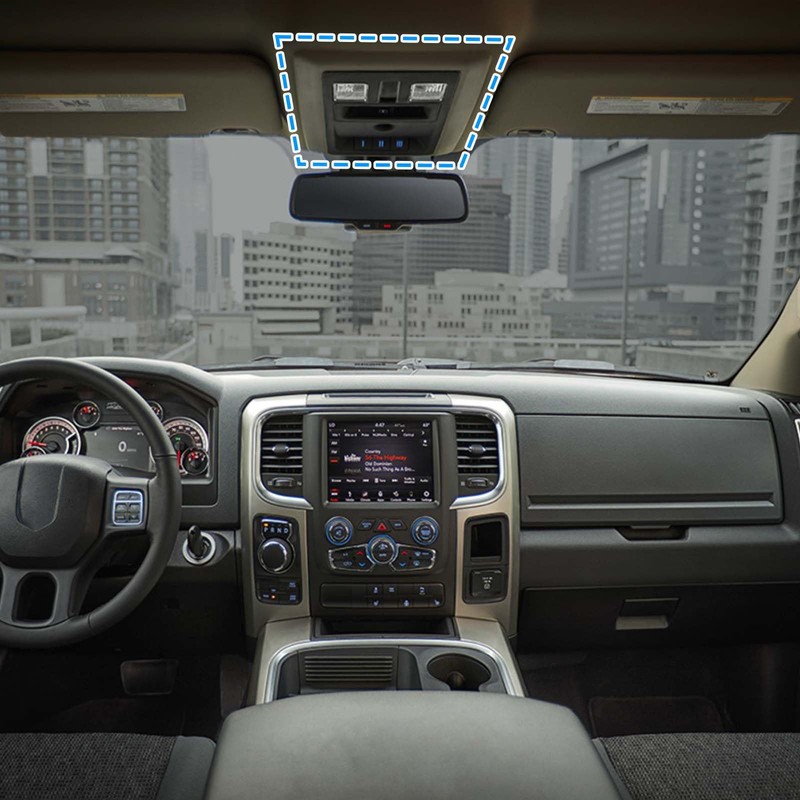 SIYOEN Overhead Console LED Dome Light & Map Lamp Assembly