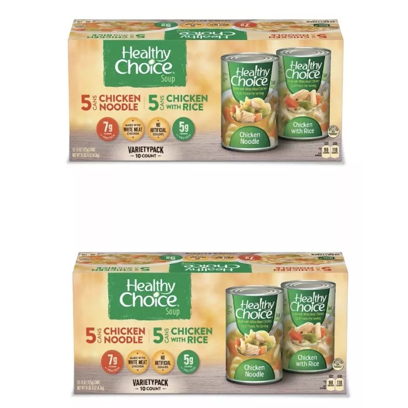 Healthy Choice **2 Box ***Healthy Choice Soup Variety Pack (15