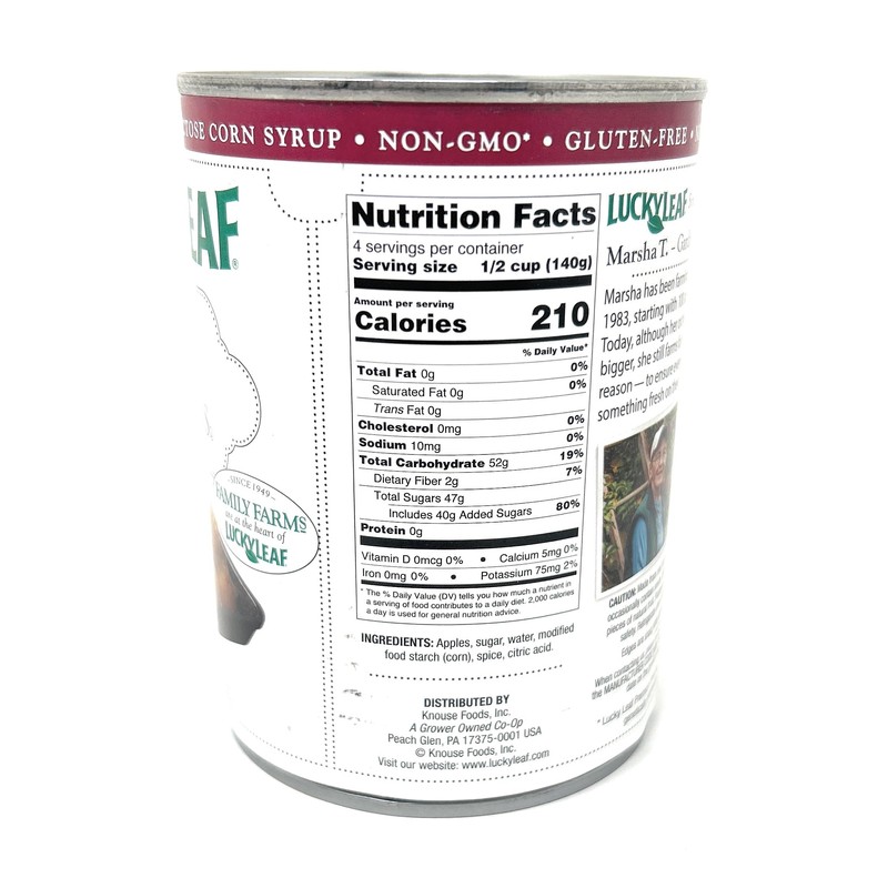 Lucky Leaf Premium Fried Apples 22oz - 1 can