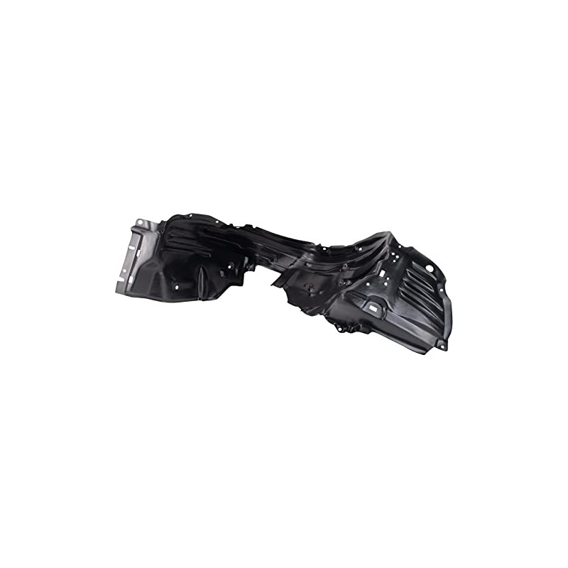 TRQ Front Right Inner Fender Liner Black Passenger Side Compatible