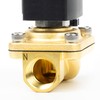 U.S. Solid 1/2 inch solenoid valve - brass DC 12