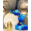 Bezente Royal Blue Latex Party Balloons - 100 Pack 12