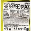 Korean Snack, Brs Seaweed Snack,160g, Pack of 3