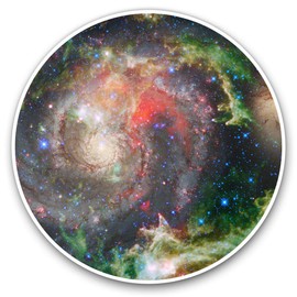 Vinyl Stickers (Set of 2) 30cm - Galaxy Science Space Physics 12340