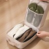 Travel Shoe Organizer Bag for Packing Up to 3 Pairs