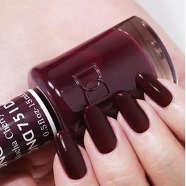 DND GEL POLISH AND NAIL POLISH SET -CHERRY MOCHA 751