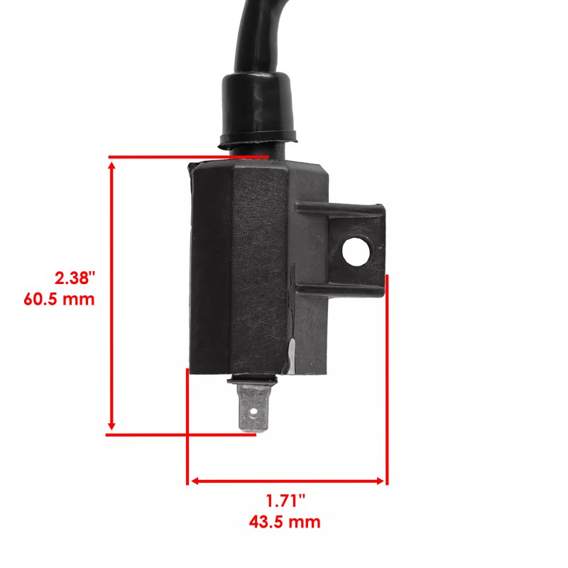 Caltric Ignition Coil w/ Spark Plug Boot Cap For Kawasaki
