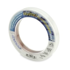 HI-SEAS Quattro 100-Percent Fluorocarbon Leader, Camouflage, 50-Yard/50-Pound