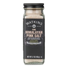Watkins Fine Himalayan Pink Salt, Non-GMO, Kosher, 5.7 Ounce, 1-Pack