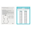 Fun Express Binary Coding Necklace Craft Kit - Makes 12