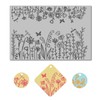 arriettycraft Polymer Clay Wildflowers Dandelion Texture Sheets for Earrings Jewelry