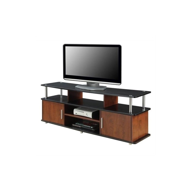 Convenience Concepts Designs2Go 60" Monterey TV Stand, Cherry / Black