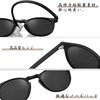 Rimerakea Sunglasses for Men, A: Matte black/matte black