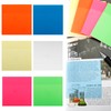 300 Sheets Clear Transparent Sticky Notes, Colorful Waterproof Notepad, Translucent