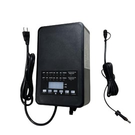 300W Low Voltage Landscape Transformer with 2 Independent Control Output, Outdoor Lighting Transformer with Timer and Photocell Sensor, 120V AC to 12V /14V AC for Landscape Pathway Lights Spotlight