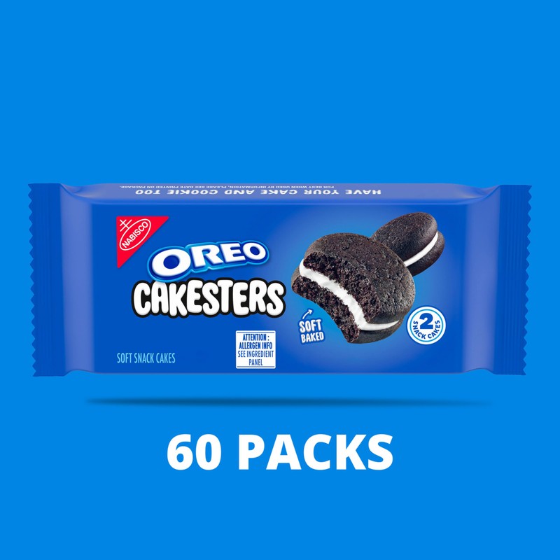 OREO Cakesters Soft Snack Cakes, 12 - 5 Count Packs