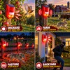 Solar Motion Sensor Alarm for Outdoor Security – 129dB Siren