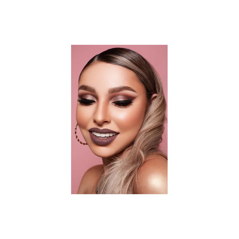 Pink Up, Brocha Angular Para Rubor, Cerdas Suaves, Pk15 Color