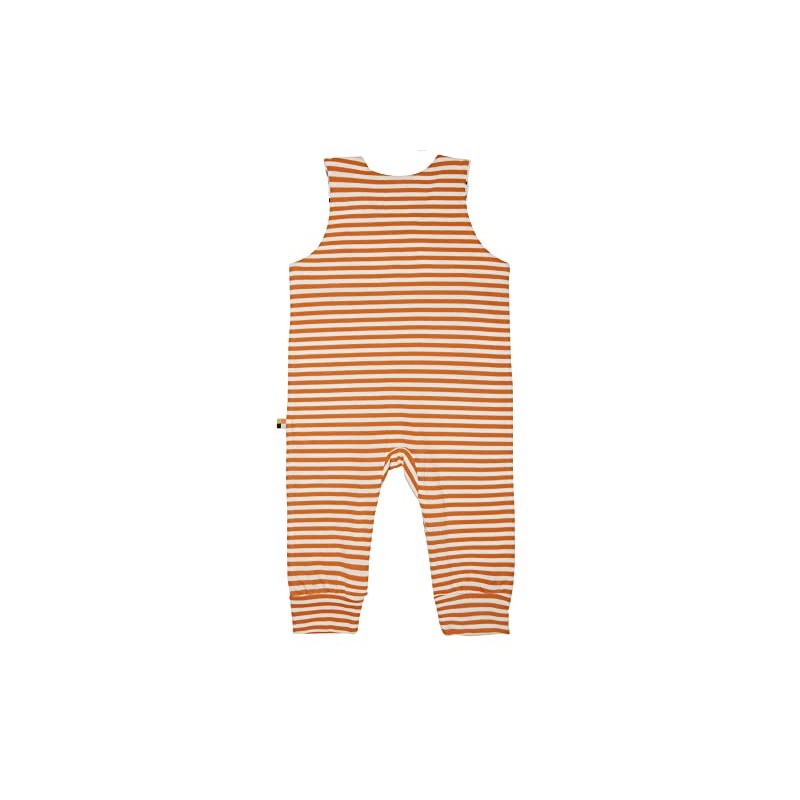loud + proud Baby Girl Soft, GOTS Certified Romper, Carrot