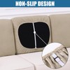 Smiry Waterproof Couch Cushion Covers, Stretch Jacquard Thick Sofa Cushion