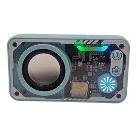 Bluetooth Speaker V1 LED Portable Wireless Audio Music Smartphone iOS Android (Blue)