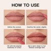 USHAS 3Pcs Lipstick and Lip Liner Combo Set 2 in