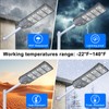 iodoo 40000lm Solar Street Light Aluminium Outdoor Light, Motion Sensor