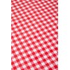 Red Gingham Plastic Tablecloth, 108" x 54"