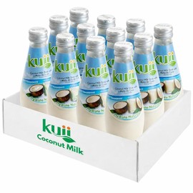 Kuii Coconut Milk Drink – Original Coconut Flavor, 12 Count (9.8 fl oz Bottles) – Refreshing Drink with Nata de Coco for Fun & Fruity Tropical Hydration