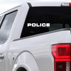 Police Forces POLICE Vynil Car Sticker Decal - Select Size