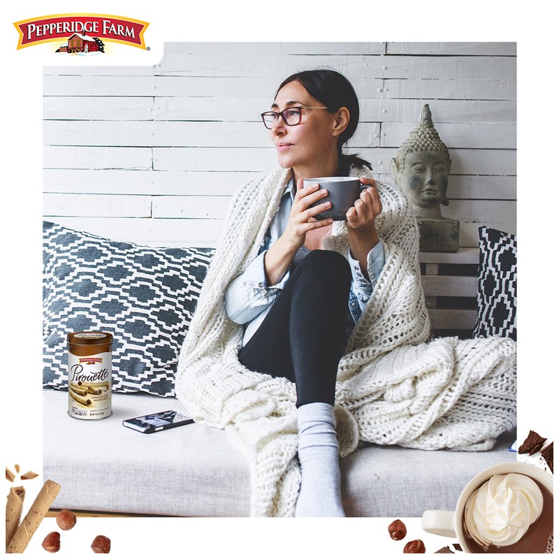Pepperidge Farm Pirouette Cookies, Chocolate Hazelnut Créme Filled Wafers, 13.5