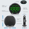 GPS HUD Speed Direction Driving Distance Overspeed Alarm Multifunctional Universal