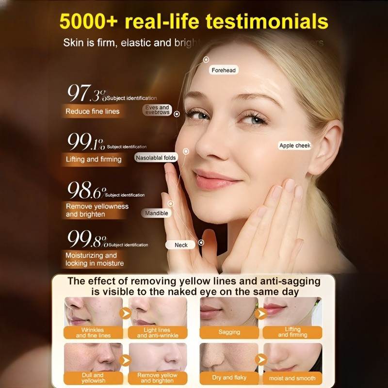 Golden Salmon Water Light Kinetic Energy Cell Liquid Essence Moisturizing