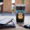 Mewing Not Meowing Funny Cat Meme Jawline Internet Craze Stainless