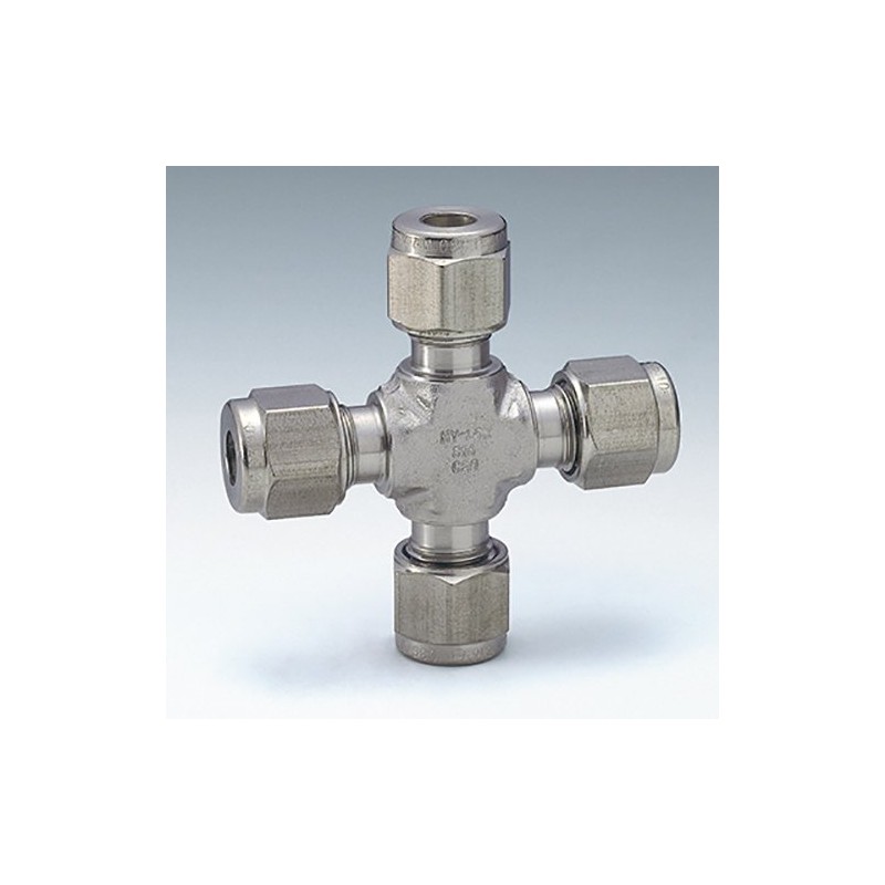 HiLOCK CXA-10M 10 Union Cross Stainless Steel Tube Fitting