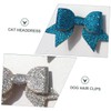 BESPORTBLE Pcs Dog Hair Clip Bowknot Pet Bowknot Hairpin Decorative
