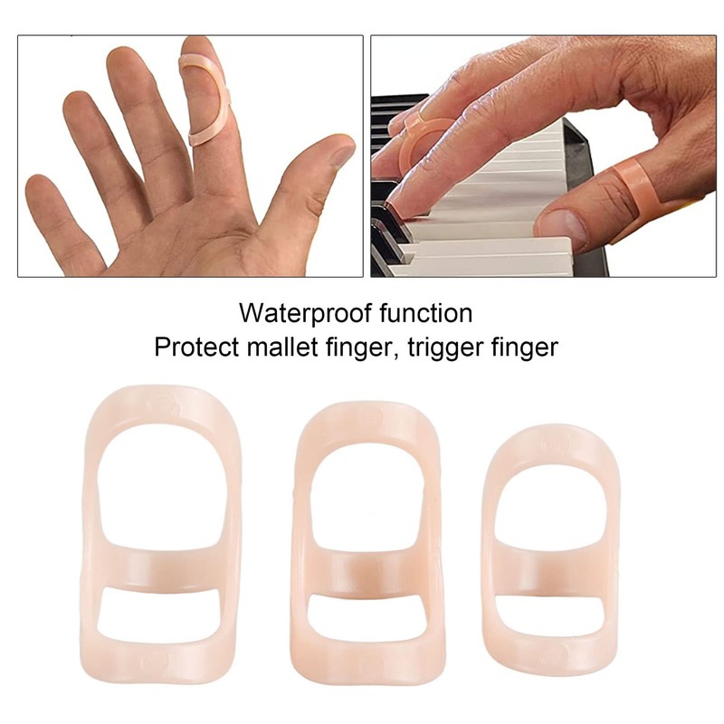 FéRula de PláStico para Dedos, 3 Uds., Protector de Apoyo