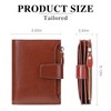 FALAN MULE Small Wallet for Women Leather Bifold Compact RFID