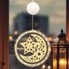 ALIBBON 3D Ramadan Kareem Lights Moon Star LED Lights Eid