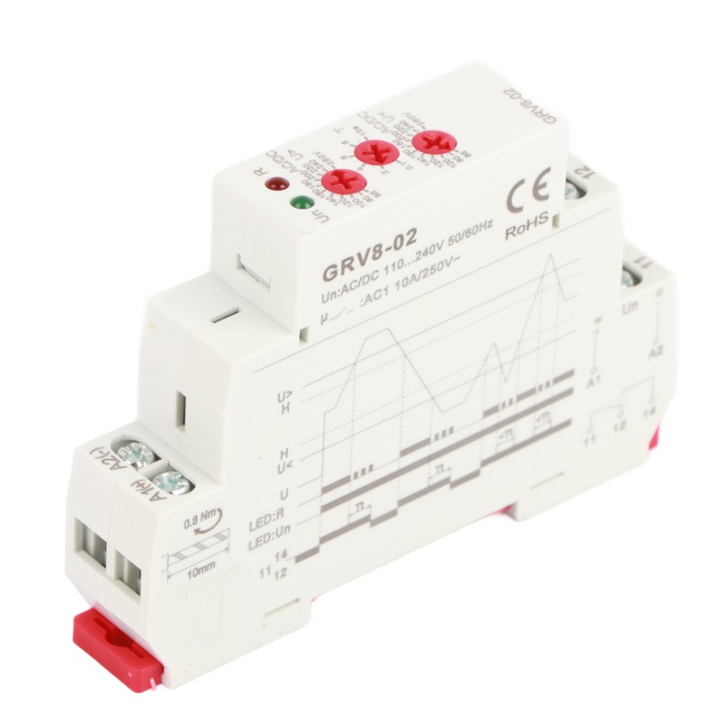 GRV8-02 Single phase Voltage Control Monitoring Relay Over Voltage Protection