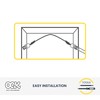 OOK 533830 D-Ring Mirror Hangers, Picture Hangers, ReadyScrew, Steel, Zinc