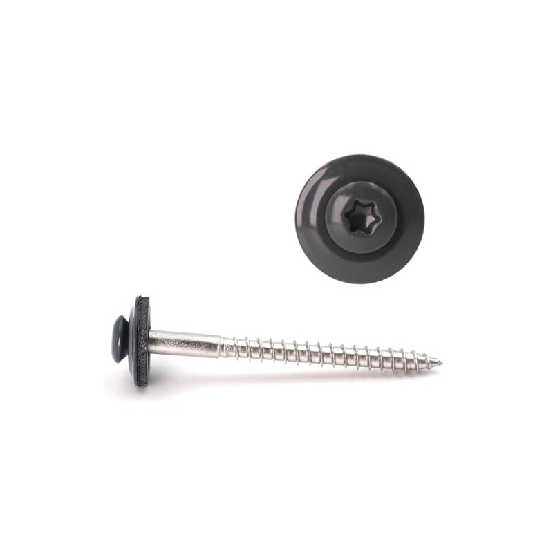 100 Stück Spenglerschrauben 4,5 x 45 mm Antrazit RAL 7016