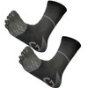 GROWGEAR 5 Toe Socks, Crew Length, M/L, 1/2 Pairs, 4