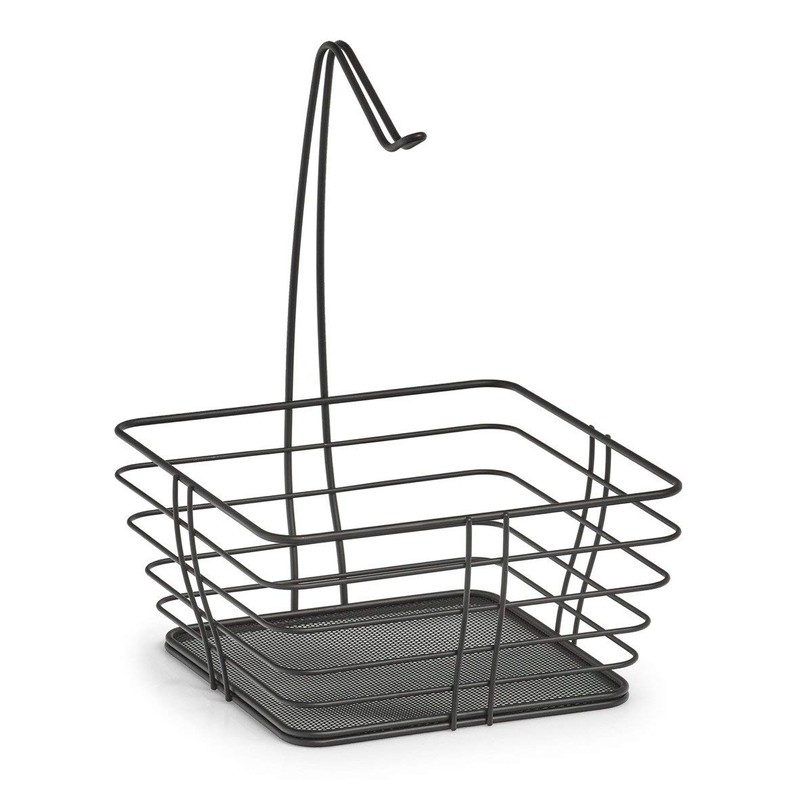 Zeller 27420 Fruit Basket, Metal, Black, Approx. 27 x 27