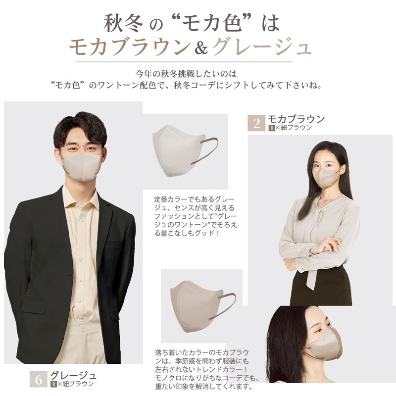 立体マスク 小さめ バイカラー 小顔【2023秋冬·新色追加】3dマスク 小さめ 不織布 30枚入 超立体構造 小顔 不職布マスク