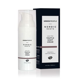 Green People Nordic Roots Truffle Night Cream 50ml | Natural Scandi Face Cream | Unscented, Calming Night Cream for Sensitive Skin & All Skin Types | Ethyl Alcohol Free | Cruelty Free & Vegan
